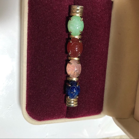 vintage rare Scarab Brooch, 2 1/4” long - Picture 7 of 7